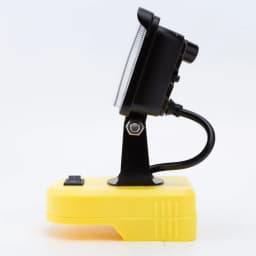 1pcs Portable LED Work Light Compatible with For Ridgid AEG 18V Lithium-ion Battery W/USB Port Outdoor Emergency Lighting for Workshop Camping Cordless Rotatable Single Head Lamp(NO Battery)