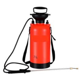7L Manual Shoulder Garden Sprayer Pressure Weed Spray Bottle Adjustable Nozzle Portable Lawn Plant Watering Tool