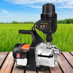 Garden Water Pump 800W High Pressure Electric Booster Pump for Rain Tank Farm Irrigation House Black