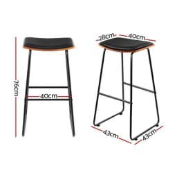 Metal Kitchen Counter Stools Set of 2 Industrial Bar Chairs Adjustable Swivel Home Dining Seating Modern Durable Comfortable