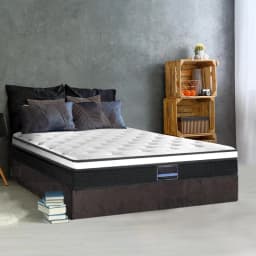 21cm Euro Top Queen Size Mattress Breathable Soft Support Durable Sleep Comfort Bed