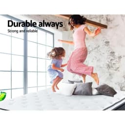 21cm Euro Top Queen Size Mattress Breathable Soft Support Durable Sleep Comfort Bed