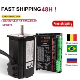 Nema23 57EH83A4001 Hybrid Stepper Motor CL57 Driver Kit 57X83mm Closed Loop 4.0A 2.6N.M 57CME26 Stepper Motor for CNC