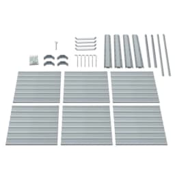 2 in 1 Raised Garden Bed Kit 320cm 160cm Extra Deep Ergonomic Planter Box Galvanised Steel Vegetable Flower Pot for outdoor Garden Includes Gloves and Pegs