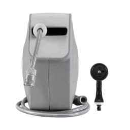 10M Retractable Auto Rewind Garden Hose Reel with Spray Gun Wall Mounted Water Hose Set