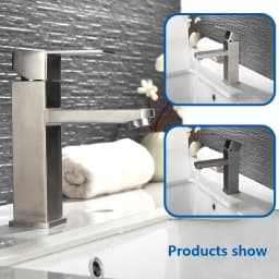 Basin Sink Bathroom Faucet Deck Mounted Hot Cold Water Basin Mixer Taps Matte Black Lavatory Sink Tap Crane(hose not include)