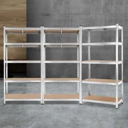 Heavy Duty 3x1.8M Warehouse Shelving Rack Garage Metal Storage Shelves High Capacity Organizer