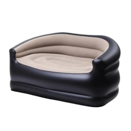 Outdoor Air Inflatable Sofa Two Seater Lounge Chair with Pump for camping Portable Blow Up Couch
