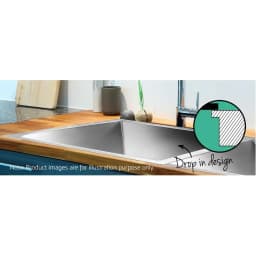 Kitchen Sink 77x45cm Stainless Steel Double Bowl Silver Basin for Home Use
