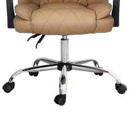 Executive Office Chair Leather Recliner Ergonomic High Back Adjustable Swivel Lumbar Support Plush Padded Espresso Brown