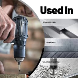 26PC 3/8" Double Sided Spot Weld Cutter Remover Drill Bit Welder Cut Rotary Kit