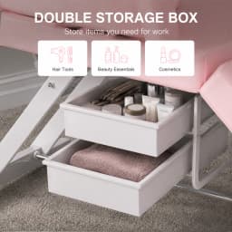PORIYA 180CM Massage Table Beauty Bed Chair Stool Set Adjust Tattoo Recliner Therapy