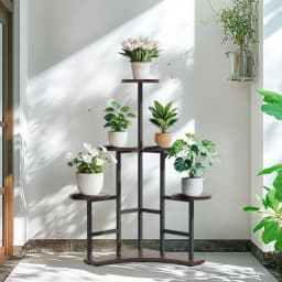 5 Tier Corner Tall Plant Stand Floor Display Rack for Living Room Balcony Shelf Organizer