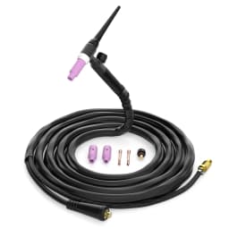 HITBOX WP17V TIG Welding Torch 4M Long Cable TIG Welder Gun with 10-25mm² Quick Connector Durable Welding Torch for Various Soldering Welding Equipment for HITBOX ARC200D,HBM200,MIG250DP