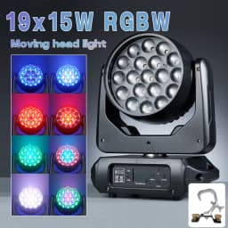 265W Beam Moving Head Light RGBW LED Lighting Zoom Wash Lights DMX Stage Effect Lighting for Disco Party Concert Theater