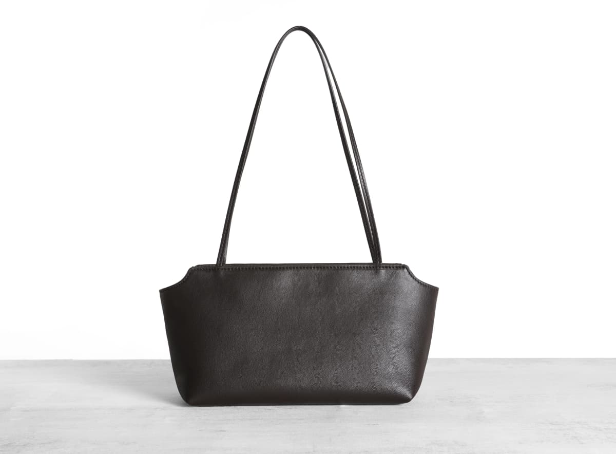 Row Terrasse Style Water Dyed Lambskin Top‑Handle Bag Women Elegant Underarm Shoulder Purse Luxury Commuter Daily Handbag for Ladies