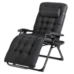 Sun Lounge Folding Zero Gravity Chair Outdoor Patio Recliner Adjustable Portable Camping Lounger