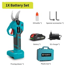 NEWBENY 30mm Cordless Brushless Electric Pruning Shears 4 Gear Fruit Tree Garden Bonsai Beautify Tool For Makita Battery Pin