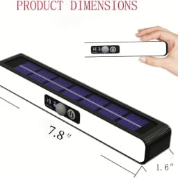 2pcs90COB Ultra Bright Solar LED Motion Sensor Wall Light - Outdoor Floodlight, Smart Security Energy-saving Portable Solar Powered Safety Light, Suitable For Fences, Garage, Camping, Driveways.