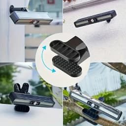 2pcs90COB Ultra Bright Solar LED Motion Sensor Wall Light - Outdoor Floodlight, Smart Security Energy-saving Portable Solar Powered Safety Light, Suitable For Fences, Garage, Camping, Driveways.