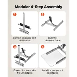 SucceBuy Chainsaw Mill Fits 16-20in Planking Milling Bar 0.2-11.81 in Cutting Thickness Timber Chainsaw Mill Kit for Woodworkers