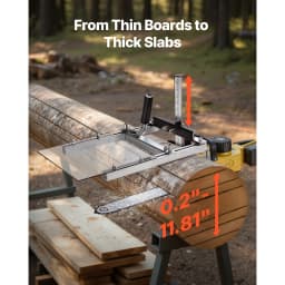 SucceBuy Chainsaw Mill Fits 16-20in Planking Milling Bar 0.2-11.81 in Cutting Thickness Timber Chainsaw Mill Kit for Woodworkers