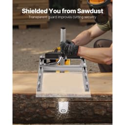 SucceBuy Chainsaw Mill Fits 16-20in Planking Milling Bar 0.2-11.81 in Cutting Thickness Timber Chainsaw Mill Kit for Woodworkers