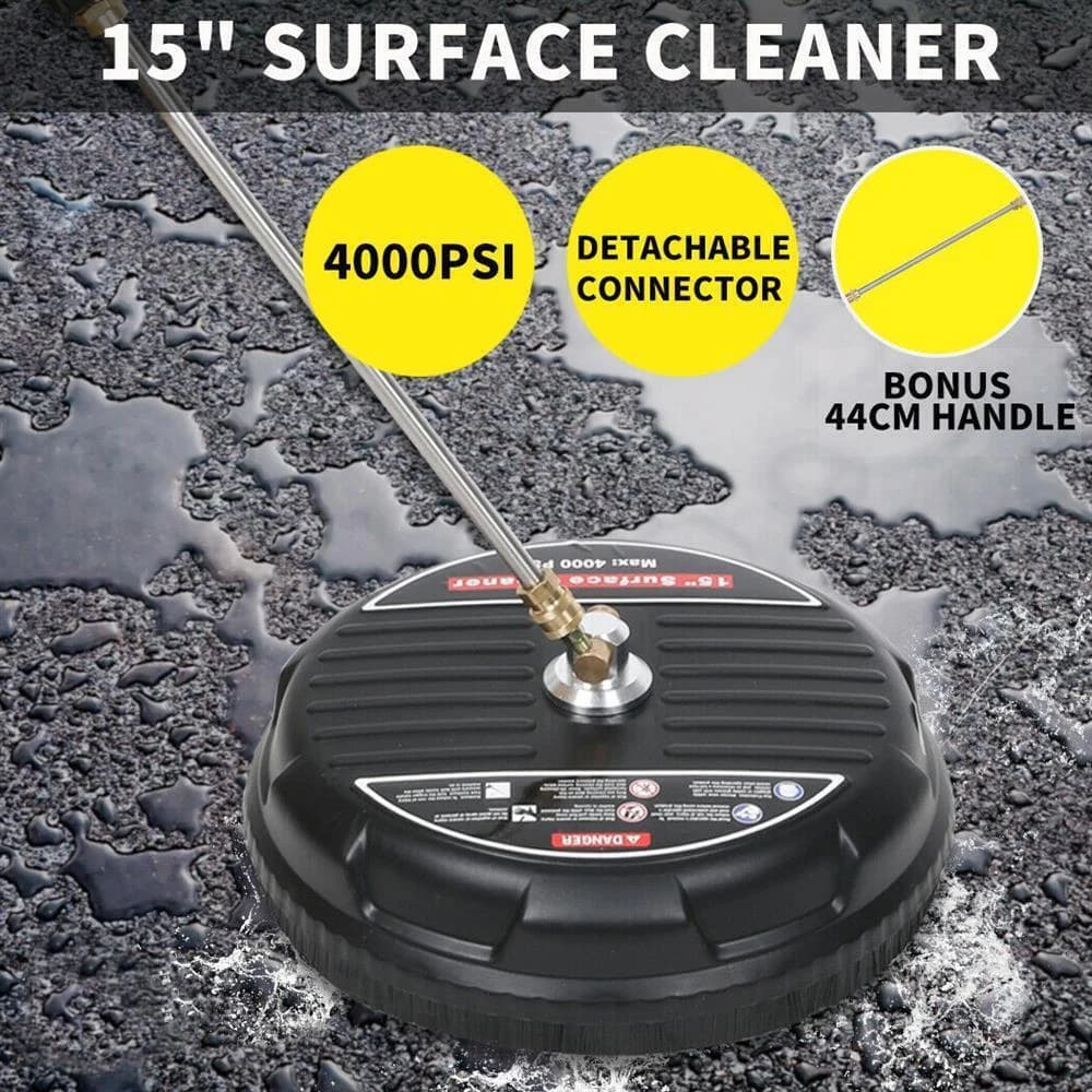 4000PSI 15" Pressure Washer Surface Cleaner Hose Gun Nozzle Lance Outdoor AU