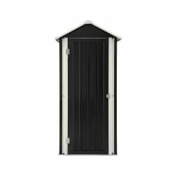 Outdoor Steel Storage Cabinet Garden Shed Lockable Tool Cupboard with Adjustable Shelves