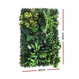 4PCS Artificial Boxwood Wall Panels 40x60cm Green Hedge Backdrop Garden Fence Decor