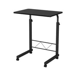 Adjustable Laptop Desk Table 60CM Black Foldable Portable Bed Table for Home Office Study Computer Tray Stand
