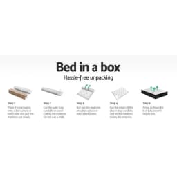 32cm Extra Firm King Size Mattress Breathable Support Sleep Comfort Bed for Home Use