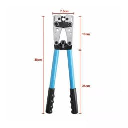 140pcs Peep Port Copper Terminal Tubing Terminal Cold Pressing End with Pliers