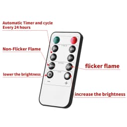 Waterproof Flameless Candles Set of 12 Battery Operated LED Pillar Candle with 2 Remote Controls & Timer Flickering Indoor Outdoor Electronic Lights for Wedding Patio Easter Bathroom Home Decor