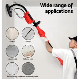 800W Electric Drywall Sander with Dust Collection for Wall and Ceiling Polishing
