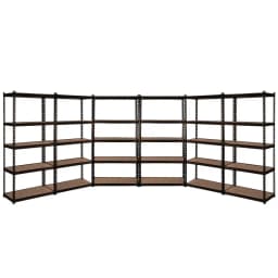 6X1.5M Heavy Duty Garage Shelving Warehouse Rack Storage Shelves Pallet Racking System