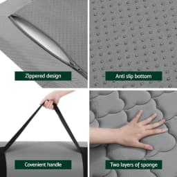 Foldable Camping Mattress Portable Single Sleeping Pad Waterproof Foldable Travel Mat Outdoor Picnic Bed Lightweight Compact Mattress