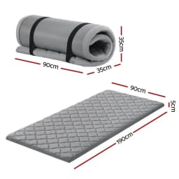 Foldable Camping Mattress Portable Single Sleeping Pad Waterproof Foldable Travel Mat Outdoor Picnic Bed Lightweight Compact Mattress