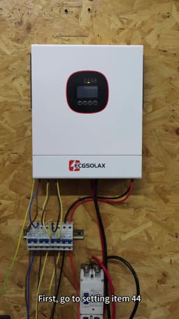 ECGSOLAX 5KW 6.5KW Single Phase Hybrid Solar Inverter 24V 48V 230VAC Built-in MPPT 120A 160A Solar Charger With WiFi AU Stock