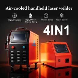 4-in-1 Air-Cooled Laser Welder 1200W/800W SUP31F Head Welding and Cleaning Machine for Metals. Supports Multiple Languages