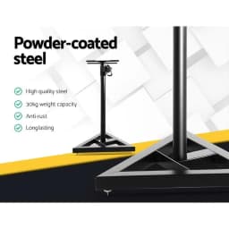 Adjustable Speaker Stands 67 to 120 cm Pair Surround Sound Studio Home Floor Mount Brackets