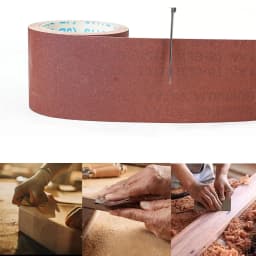 9.5Cm/3.9Inch Wide, 60-600 Grit Aluminum Oxide Sandpaper Rolls Are Suitable for Metal Grinding,Wood Polishing, Furniture Edging