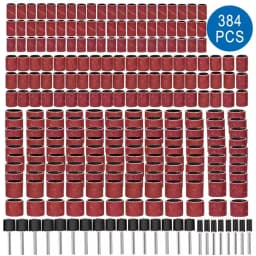 384Pcs Drum Sanding Kit Nail Drill Bits For Dremel Accessories Rotary Tool