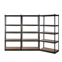 Heavy Duty 3x1.5M Warehouse Shelving Rack Steel Garage Storage Metal Shelves Industrial Organizer System