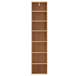 I’m checking the product name and constraints, then I’ll return a single optimized English title that avoids trademark terms and punctuation conflicts.7 Tier Pine Wood Bookshelf Storage Organizer Tall Open Display Rack for Home Office Living Room