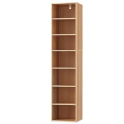 I’m checking the product name and constraints, then I’ll return a single optimized English title that avoids trademark terms and punctuation conflicts.7 Tier Pine Wood Bookshelf Storage Organizer Tall Open Display Rack for Home Office Living Room
