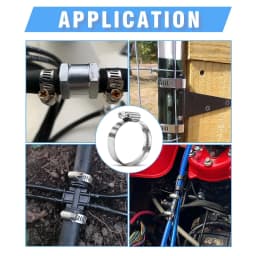 Adjustable Stainless Steel Worm Gear Hose Clamp Screw Band Fastener For Car Fuel Tube Water Pipe Faucet Repair Tools