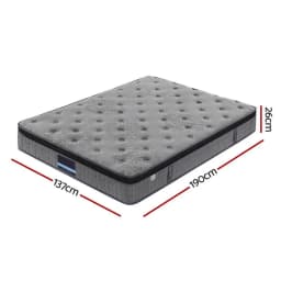 26cm Giselle Double Mattress Latex Foam Comfortable Support Breathable Soft Sleep Bed Mattress Home Use