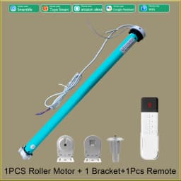 AC100-240v Tuya Wifi Roller Blind Motors Motorized Roller Shades Motor For 37mm 38mm Tube Smart Life App With Alexa Google Home Voice Control