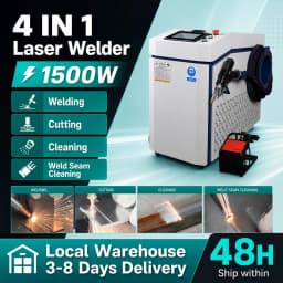 1500W Handheld 4 In 1 Fiber Laser Welding Machine Raycus 1500W Welder with Welding Cleaning Cutting Weld Seam Cleaning for Metal 220V
